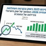 סיכום שנת 2025 בשוק ובקרנות השתלמות ותחזית לשנת 2026